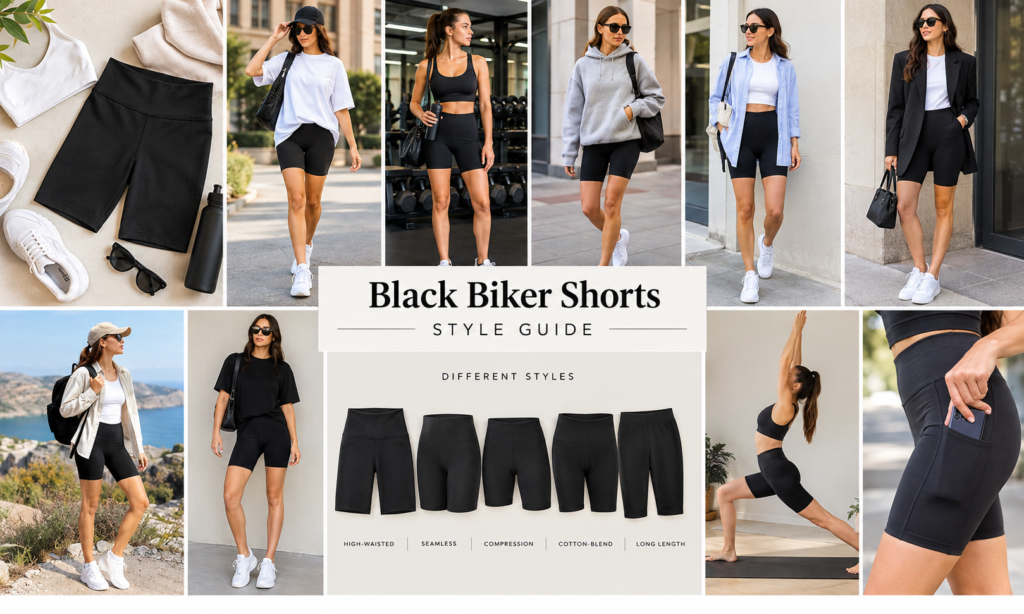 Black Biker Shorts